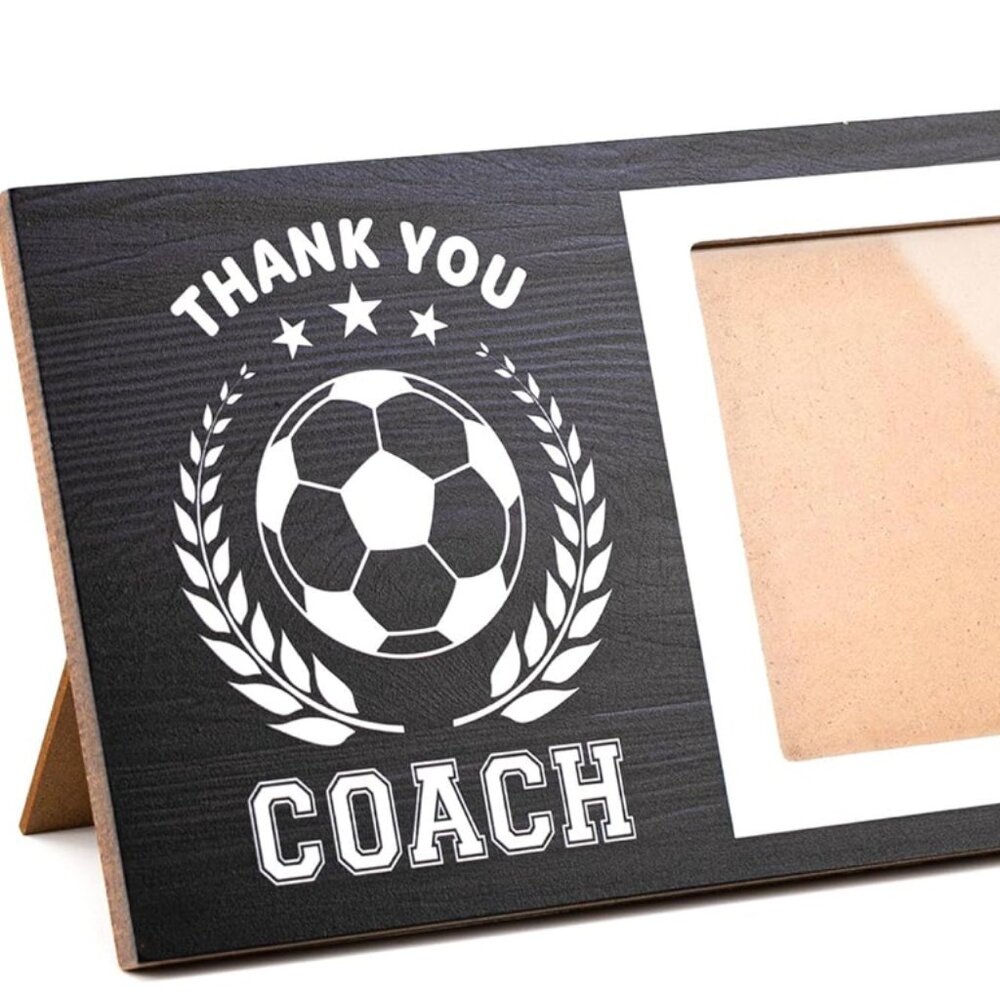 Soccer Picture Frame Thank you Coach Gift for Sports Graduation Birthday Retirem